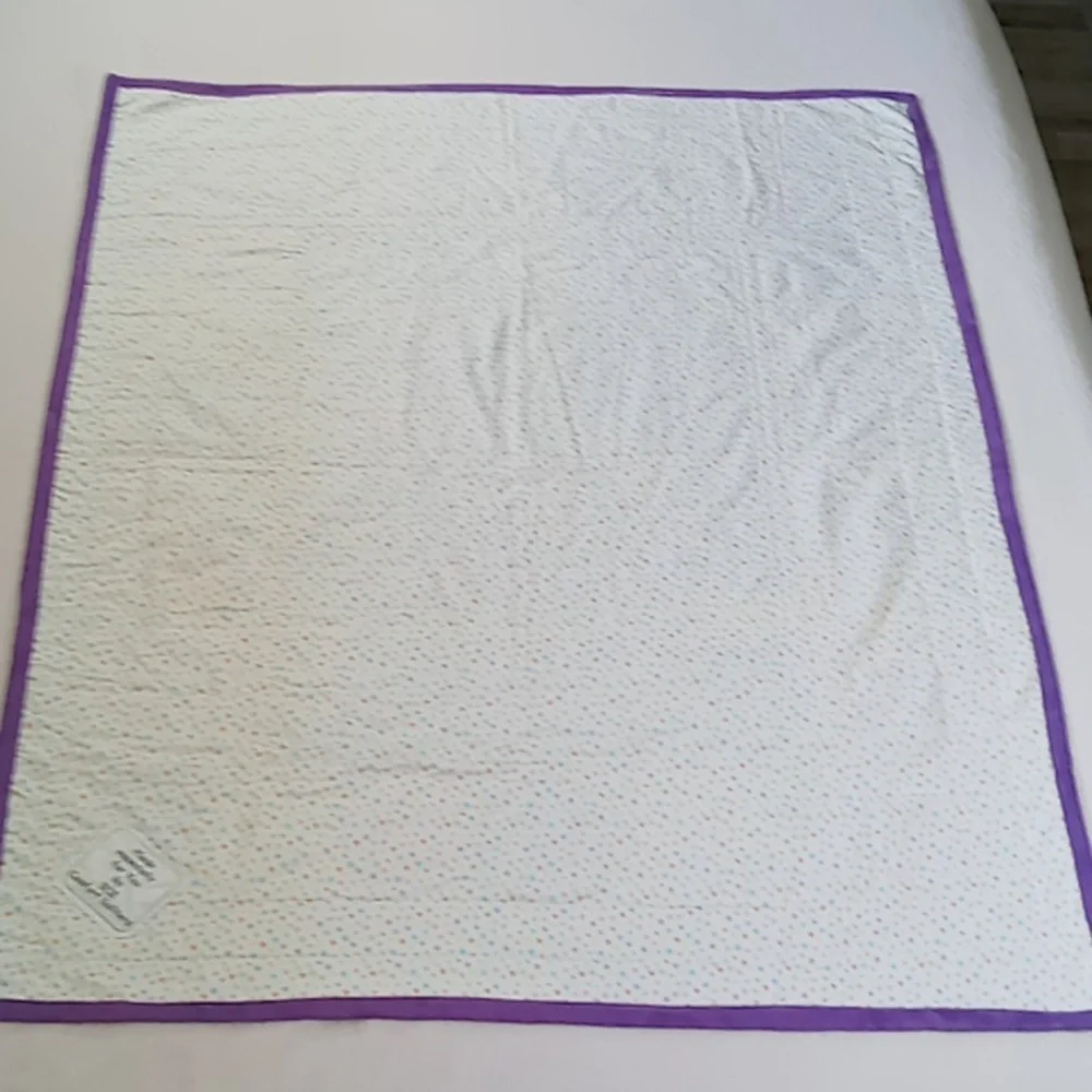 Colorful Noah's Arc Animal-Themed Baby Quilt NWOT